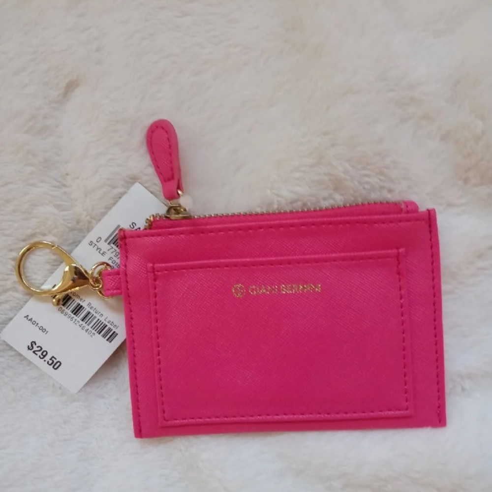 New Giani Bernini Coin Pouch Pink